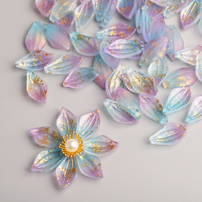 10pcs Flower Petal Shape 18x9m - Jewelry Making Qc 评论和价格