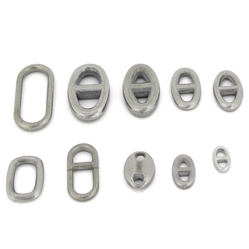 10Pcs Stainless Steel Double H - Jewelry Making Charms 评论和价格