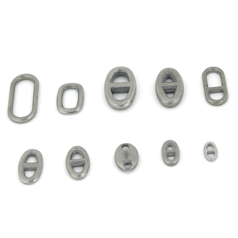 10Pcs Stainless Steel Double H - Jewelry Making Charms 评论和价格