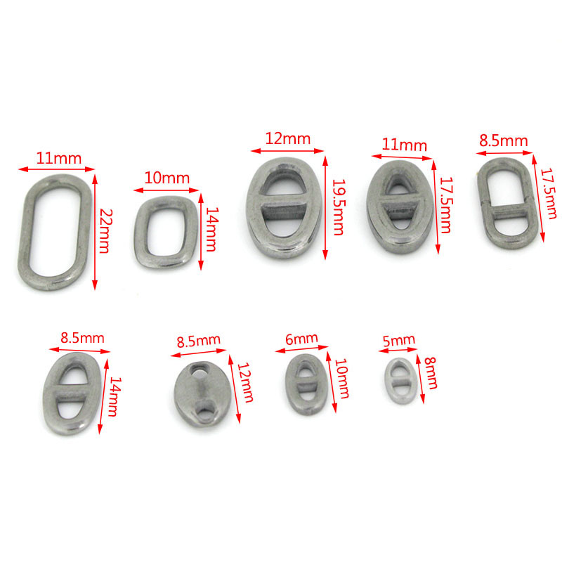 10Pcs Stainless Steel Double H - Jewelry Making Charms 评论和价格