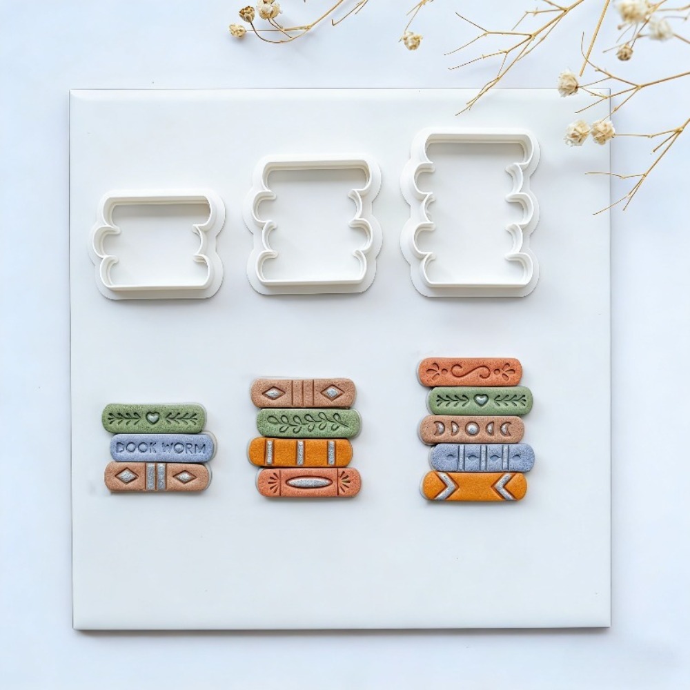 7pcs/set Book Stack Themed Pol - Jewelry Making Books 评论和价格