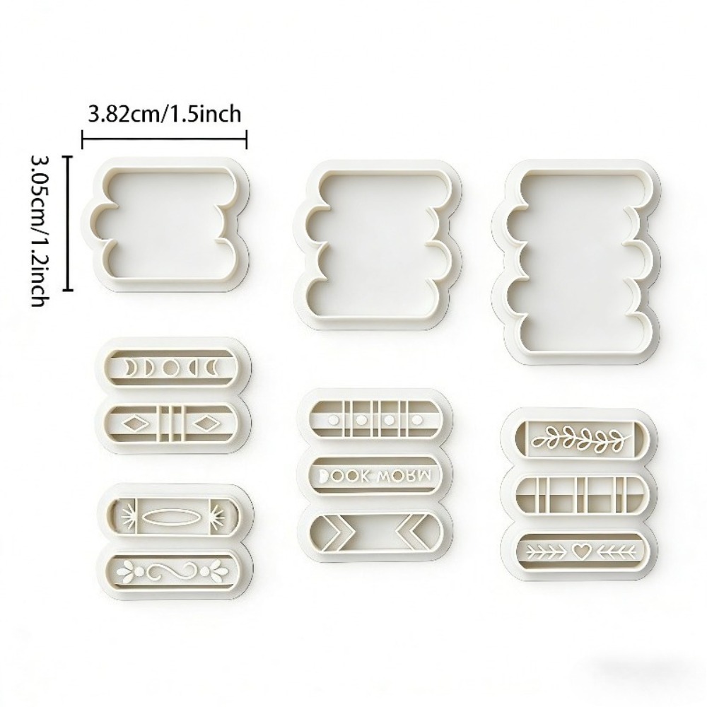 7pcs/set Book Stack Themed Pol - Jewelry Making Books 评论和价格