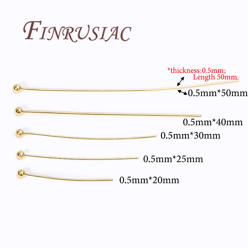 50Pcs 20-50mm Gold Plated Pins - Jewelry Making Jig 评论和价格