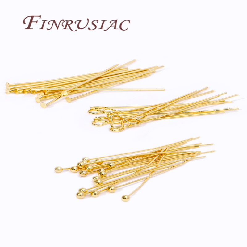 50Pcs 20-50mm Gold Plated Pins - Jewelry Making Jig 评论和价格