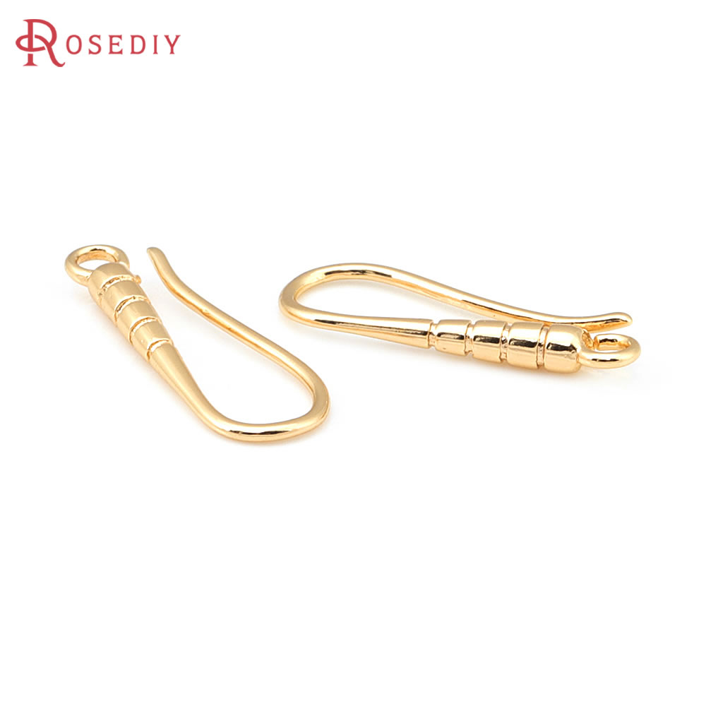 10PCS 19.5x7MM 18K Gold Color  - Jewelry Making Earring Supplies 评论和价格