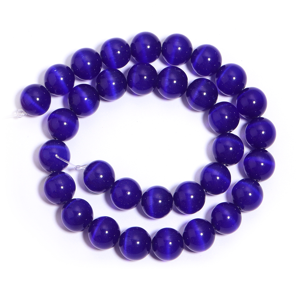 1 Strand 4/6/8/10/12mm Blue Ca - Jewelry Making Gemstones 评论和价格