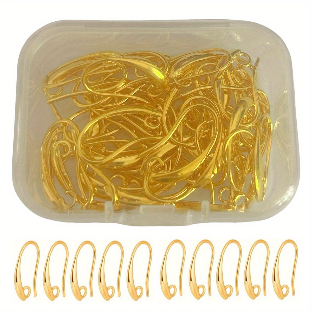 1 Box of Golden and Golden Mix - Jewelry Making Earring Supplies 评论和价格