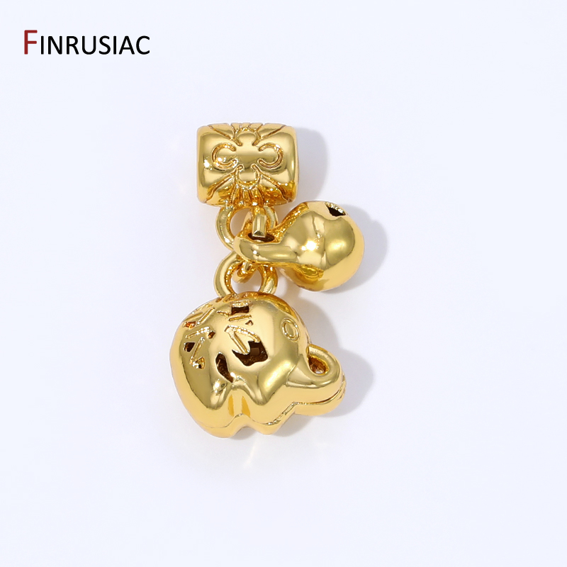 18K Gold Plated Brass Pendant  - Jewelry Making Charms 评论和价格
