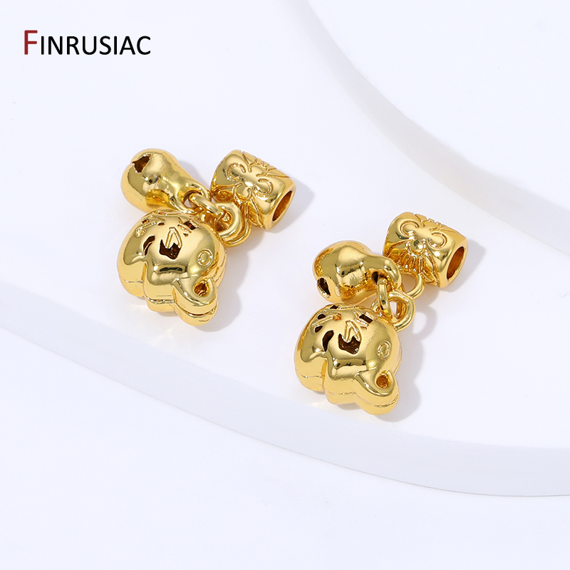 18K Gold Plated Brass Pendant  - Jewelry Making Charms 评论和价格